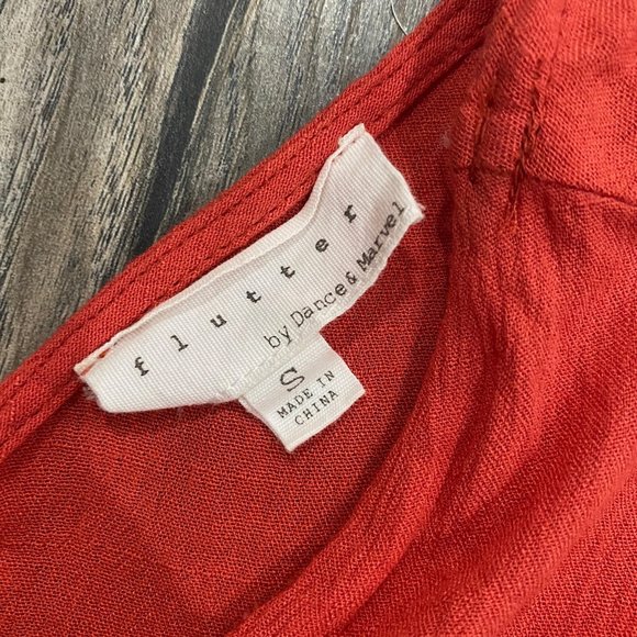 DANCE AND MARVEL RUFFLE SLEEVE ROMPER - Picture 7 of 7